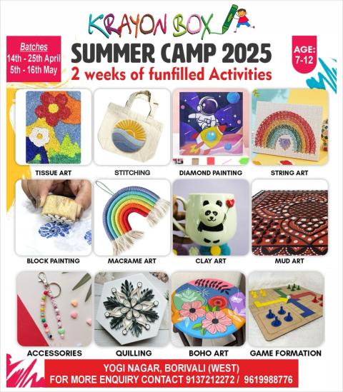Senior Art summer camp
