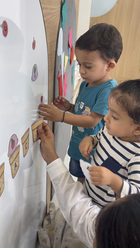 Alphabet ice cream match