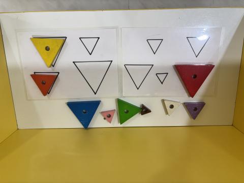 Triangle size sorting
